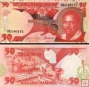 *50 Šilingov Tanzánia 1992, P19 UNC