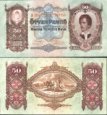 *50 maďarských pengő Maďarsko 1932, P99 F/VF *50 maďarských pengő Maďarsko 1932, P99 F/VF