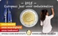 *2 Euro Belgicko 2015, Európsky rok rozvoja v blistri *2 Euro Belgicko 2015, Európsky rok rozvoja v blistri