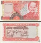 *5 Dalasis Gambia 1996, P16a UNC
