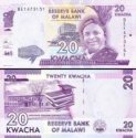 *20 Kwacha Malawi 2016, P63c UNC