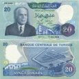 *20 Dinárov Tunisko 1983, P81 UNC *20 Dinárov Tunisko 1983, P81 UNC