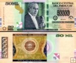 *50 000 Guaranies Paraguaj 2015-22, P239 UNC