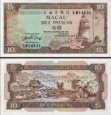 *10 Patacas Macao 1981-1984 BNU, P59 UNC *10 Patacas Macao 1981-1984 BNU, P59 UNC