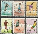 Známky Futbal, Laos 1990 nerazítkovaná séria MNH