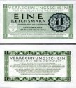 *1 Reichsmark Nemecko 1944, Wehrmacht, DWM-08 UNC