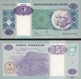 *5 Kwanzas Angola 1999-2011 P144 UNC *5 Kwanzas Angola 1999-2011 P144 UNC