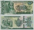 *1000 Leke Albánsko 1996, P61 UNC *1000 Leke Albánsko 1996, P61 UNC