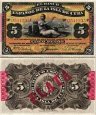 *5 Pesos Kuba 1896-97 P48 AU/UNC *5 Pesos Kuba 1896-97 P48 AU/UNC