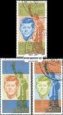 Známky Sharjah 1964 Prezident Kennedy, razítkovaná séria Známky Sharjah 1964 Prezident Kennedy, razítkovaná séria