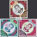 Známky Jemen kráľovstvo 1967 Prezident Kennedy razítk. séria