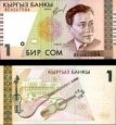 *1 Som Kirgizsko 1999, P15 UNC *1 Som Kirgizsko 1999, P15 UNC