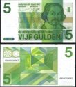 *5 guldenov Holandsko 1973, P95 UNC