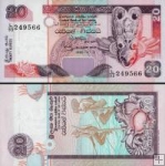 *20 Rupií Srí Lanka 1995, P109a UNC