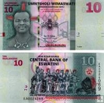 *10 Emalageni Eswatini (Swazijsko) 2024 (2025), PA44 UNC