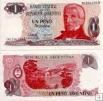 *1 Peso Argentino Argentína 1983-84, P311 UNC