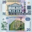 *20 Dolárov Surinam 2012, P164b UNC