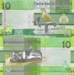 *10 Dalasis Gambia 2019, P38a UNC - Holubí posol