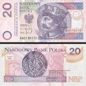 *20 Zlotych Poľsko 1994, P174a UNC