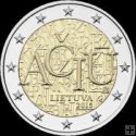 2 Euro Litva 2015, Ačiu: litovský jazyk