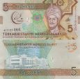 *5 Manat Turkménsko 2017, P37 UNC, Asian Martial Games *5 Manat Turkménsko 2017, P37 UNC, Asian Martial Games