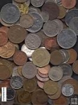 500 gramov mincí z celého sveta kiloware