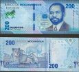 *200 Meticias Mozambik 2024, polymer P158a UNC *200 Meticias Mozambik 2024, polymer P158a UNC