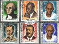 Známky Togo 1969 Svetoví politici, razítkovaná séria Známky Togo 1969 Svetoví politici, razítkovaná séria