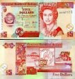 *5 belizejských dolárov Belize 1999-2020, P67 UNC *5 belizejských dolárov Belize 1999-2020, P67 UNC