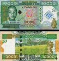 *10000 Frankov Guinea 2010, pamätná P45 UNC