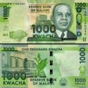 *1000 Kwacha Malawi 2013, P62b UNC