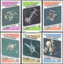 *Známky Kuba 1987 Kozmonautika nerazítkovaná séria MNH