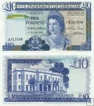*10 Libier Gibraltar 1986 P22b UNC