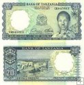 *20 Šilingov Tanzánia 1966, P3e UNC