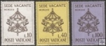 *Známky Vatikán 1963 Sede Vacante, nerazítkovaná séria