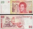 *20 Pesos Argentína 2003-18, P355 UNC *20 Pesos Argentína 2003-18, P355 UNC