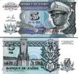 *5 Noveaux Makuta Zair 1993, P48 UNC *5 Noveaux Makuta Zair 1993, P48 UNC