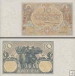 *10 Zlotych Poľsko 1929, P69 VF