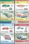 *Známky Tuvalu Niutao 1984 Staré automobily, Mint NH