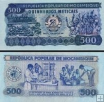 *500 Meticias Mozambik 1983, P131 UNC