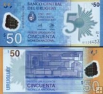 *50 Pesos Uruguayos Uruguay 2017 P100 UNC polymer