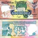 *10 Rupií Seychely 1989, P32 UNC