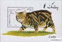 Známky Afghanistan 1997 Mačky nerazítk. hárček MNH