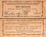 *5 Centavos Filipíny 1943, S481b AU