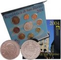 *Oficiálna sada mincí 1 cent - 5 euro San Marino 2004