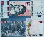 *20 Quetzales Guatemala 2020(21), P128 UNC