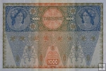 *1000 Kronen RAKÚSKO 1919, razítko P61 AU