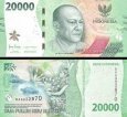 *20 000 Rupií Indonézia 2022 P166a UNC *20 000 Rupií Indonézia 2022 P166a UNC