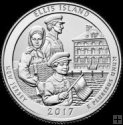 *25 Centov USA 2017, Ellis Island