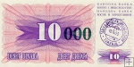 *10 000 Dinárov Bosna a Herzegovina 1993, P53
